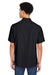 Core 365 CE510 Mens Ultra UVP Marina Short Sleeve Button Down Shirt w/ Double Pockets Black Model Back