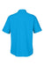 Core 365 CE510 Mens Ultra UVP Marina Short Sleeve Button Down Shirt w/ Double Pockets Electric Blue Flat Back