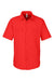 Core 365 CE510 Mens Ultra UVP Marina Short Sleeve Button Down Shirt w/ Double Pockets Marina Red Flat Front