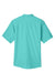 Core 365 CE510 Mens Ultra UVP Marina Short Sleeve Button Down Shirt w/ Double Pockets Sea Glass Blue Flat Back