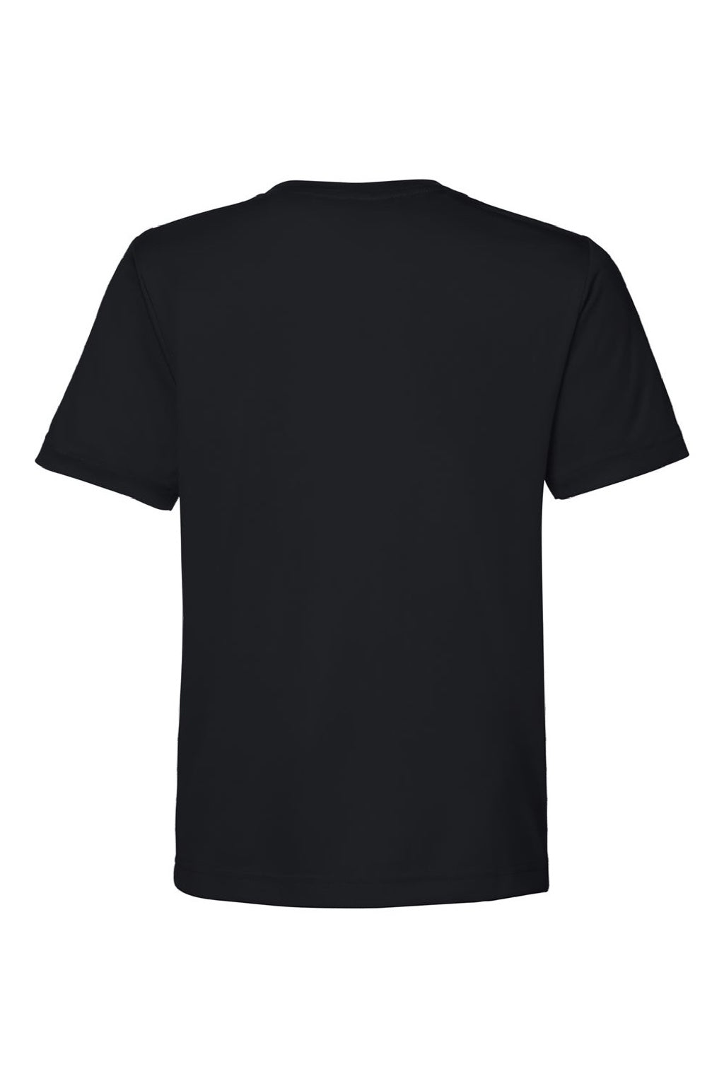 Core 365 CE10Y Youth Capital Performance Short Sleeve Crewneck T-Shirt Black Flat Back