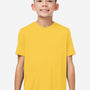 Core 365 Youth Capital Performance Moisture Wicking Short Sleeve Crewneck T-Shirt - Campus Gold - New