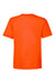 Core 365 CE10Y Youth Capital Performance Short Sleeve Crewneck T-Shirt Campus Orange Flat Back