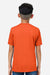 Core 365 CE10Y Youth Capital Performance Short Sleeve Crewneck T-Shirt Campus Orange Model Back