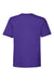 Core 365 CE10Y Youth Capital Performance Short Sleeve Crewneck T-Shirt Campus Purple Flat Back