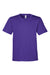Core 365 CE10Y Youth Capital Performance Short Sleeve Crewneck T-Shirt Campus Purple Flat Front