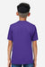 Core 365 CE10Y Youth Capital Performance Short Sleeve Crewneck T-Shirt Campus Purple Model Back