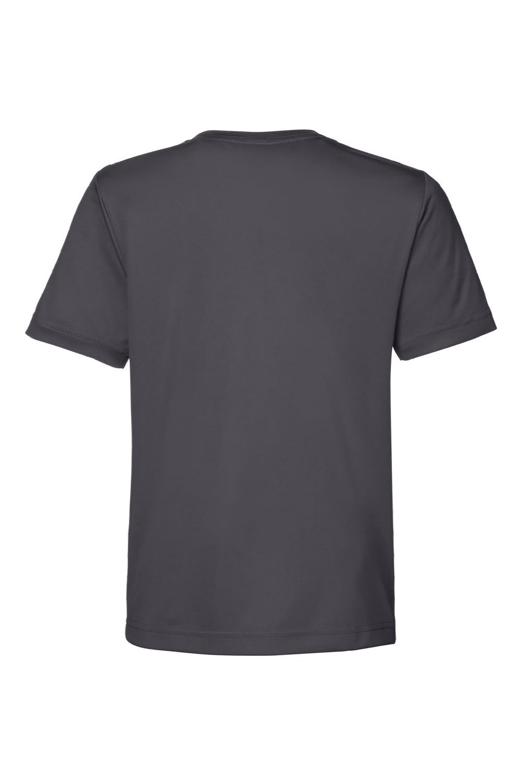 Core 365 CE10Y Youth Capital Performance Short Sleeve Crewneck T-Shirt Carbon Grey Flat Back