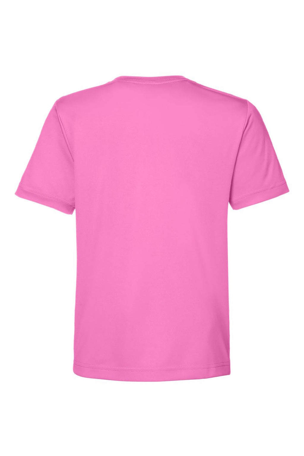 Core 365 CE10Y Youth Capital Performance Short Sleeve Crewneck T-Shirt Charity Pink Flat Back