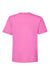 Core 365 CE10Y Youth Capital Performance Short Sleeve Crewneck T-Shirt Charity Pink Flat Back