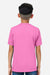 Core 365 CE10Y Youth Capital Performance Short Sleeve Crewneck T-Shirt Charity Pink Model Back