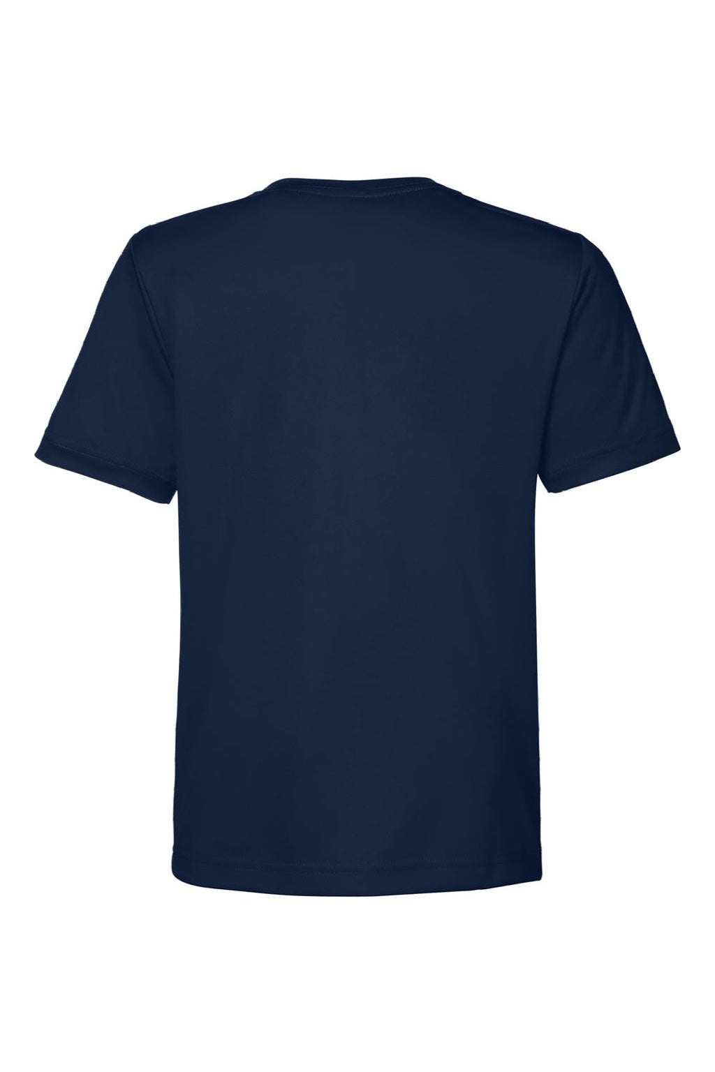 Core 365 CE10Y Youth Capital Performance Short Sleeve Crewneck T-Shirt Classic Navy Blue Flat Back