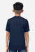 Core 365 CE10Y Youth Capital Performance Short Sleeve Crewneck T-Shirt Classic Navy Blue Model Back