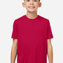 Core 365 Youth Capital Performance Moisture Wicking Short Sleeve Crewneck T-Shirt - Classic Red - New