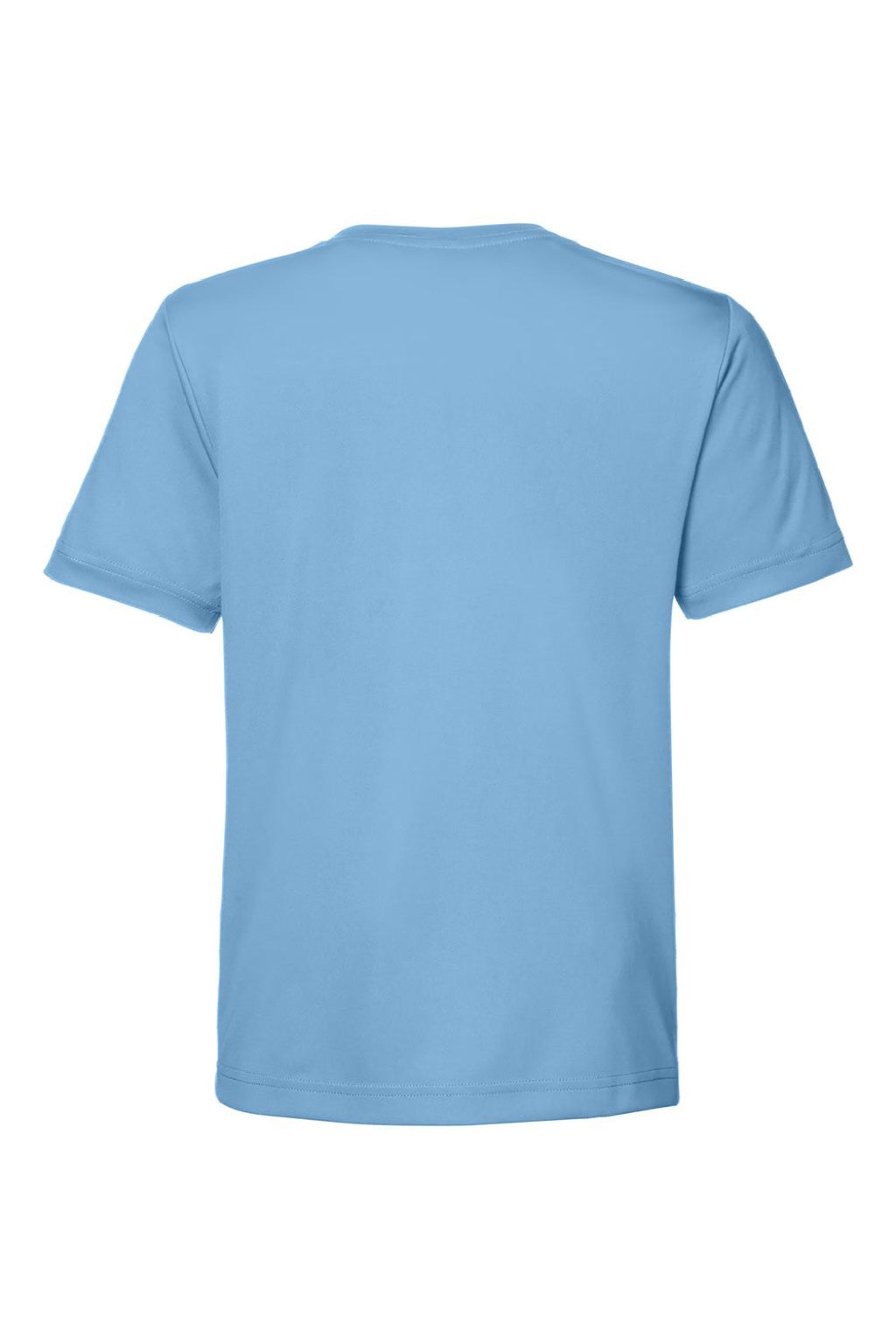 Core 365 CE10Y Youth Capital Performance Short Sleeve Crewneck T-Shirt Columbia Blue Flat Back