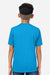 Core 365 CE10Y Youth Capital Performance Short Sleeve Crewneck T-Shirt Electric Blue Model Back
