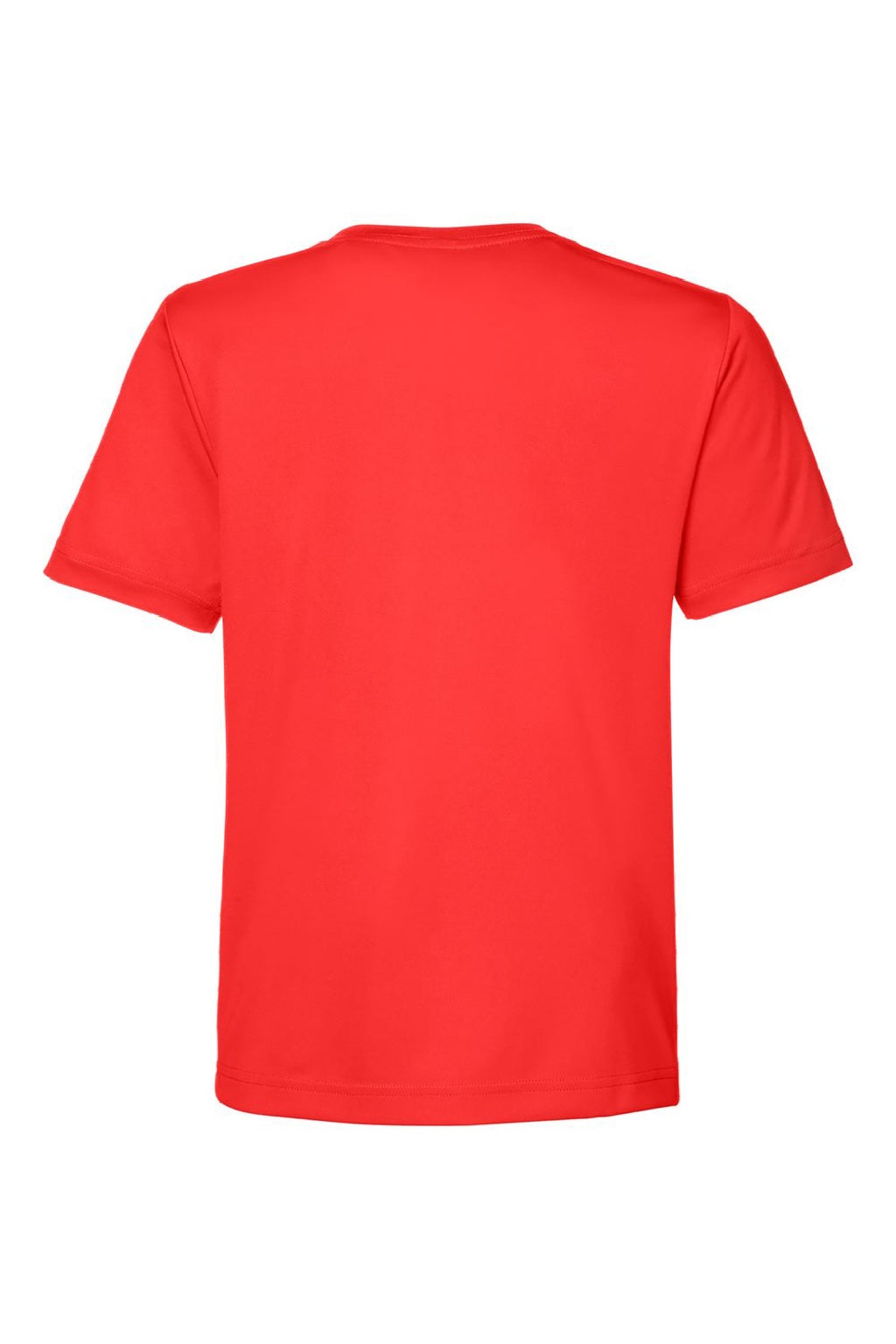 Core 365 CE10Y Youth Capital Performance Short Sleeve Crewneck T-Shirt Marina Red Flat Back