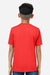 Core 365 CE10Y Youth Capital Performance Short Sleeve Crewneck T-Shirt Marina Red Model Back