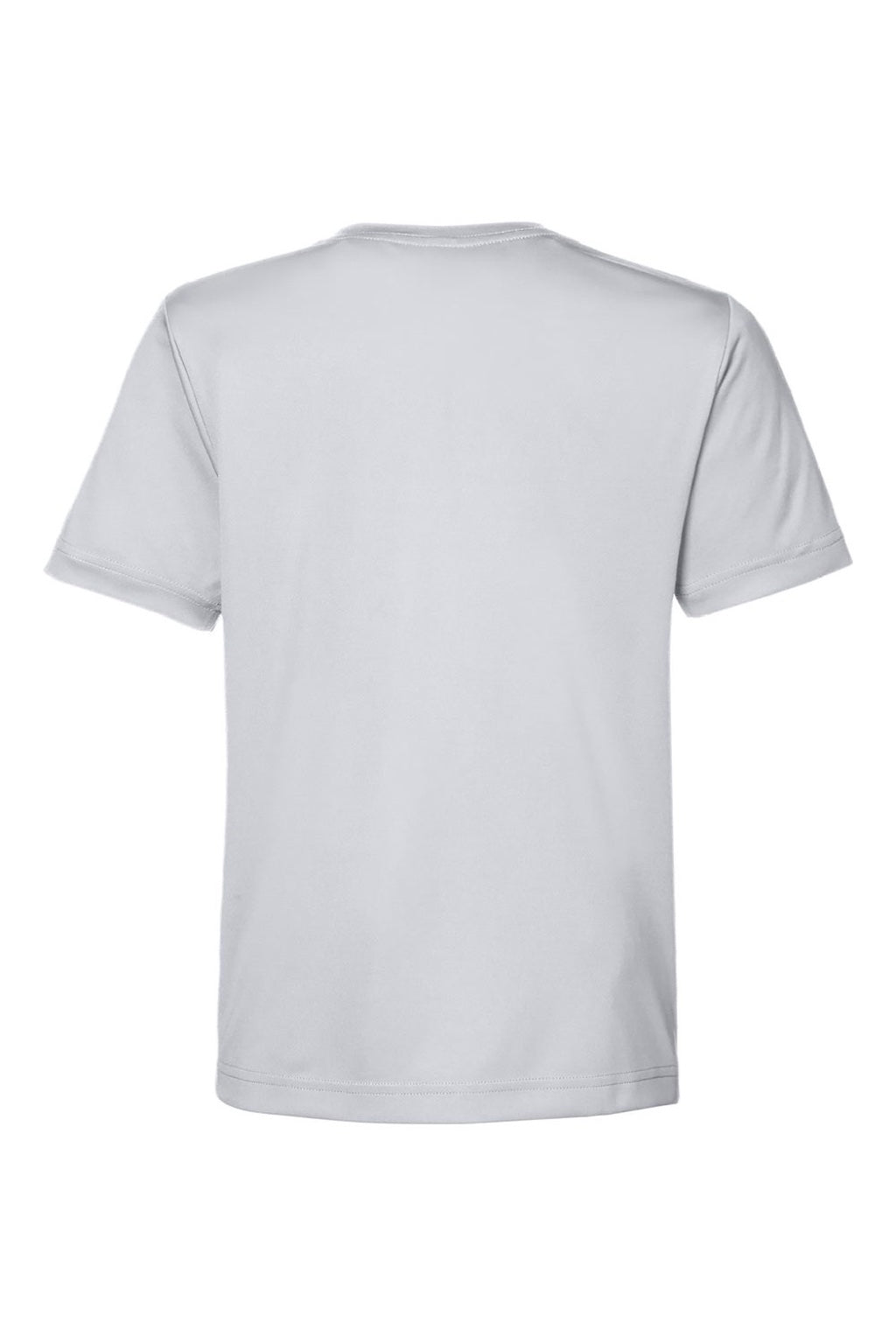Core 365 CE10Y Youth Capital Performance Short Sleeve Crewneck T-Shirt Platinum Grey Flat Back