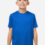 Core 365 Youth Capital Performance Moisture Wicking Short Sleeve Crewneck T-Shirt - True Royal Blue - New
