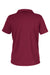 Core 365 CE104W Womens Market Snag Resistant Mesh Short Sleeve Polo Shirt Burgundy Flat Back