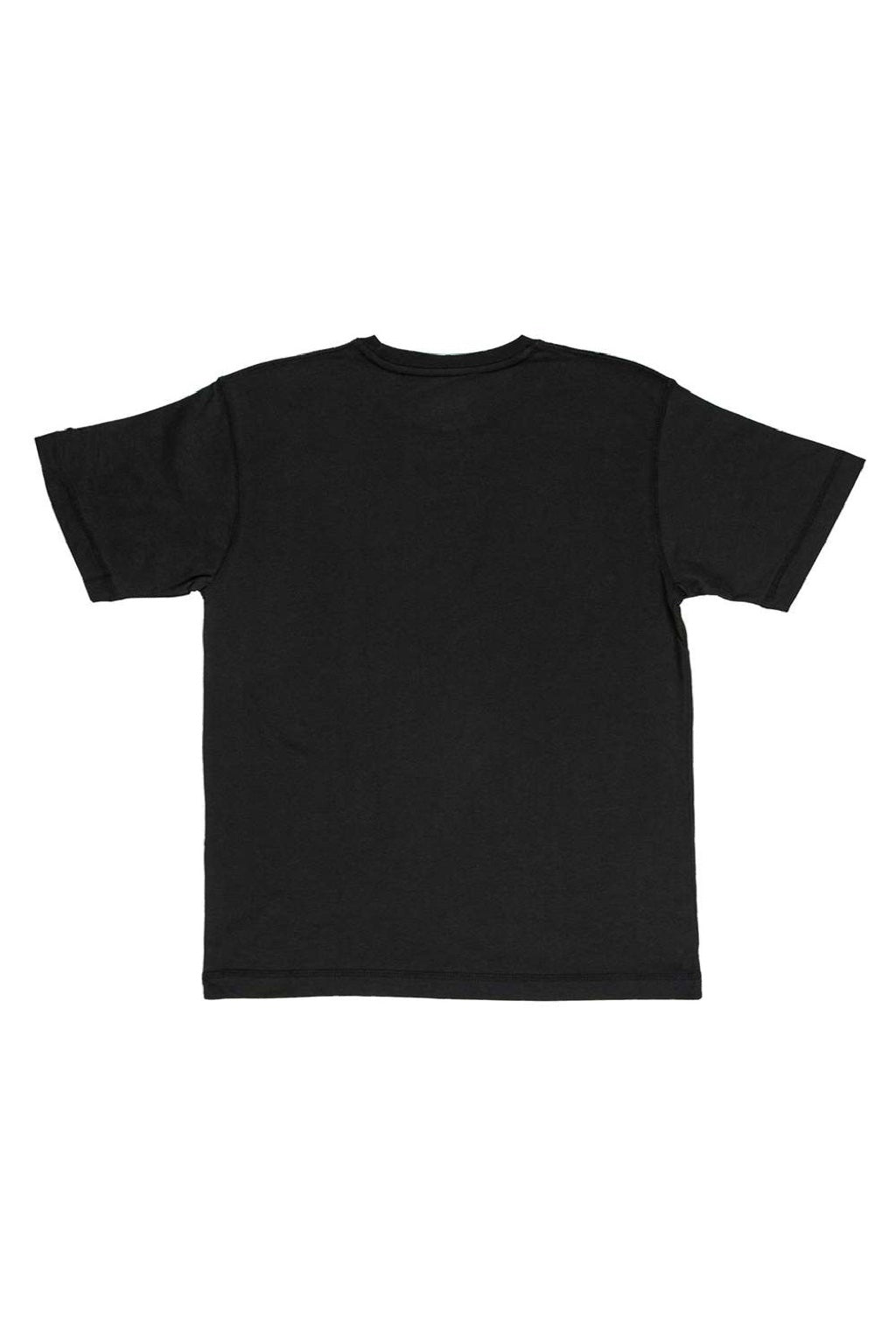 Berne BSM38 Mens Performance Moisture Wicking Short Sleeve Crewneck T-Shirt w/ Pocket Black Flat Back