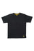 Berne BSM38 Mens Performance Moisture Wicking Short Sleeve Crewneck T-Shirt w/ Pocket Black Flat Front