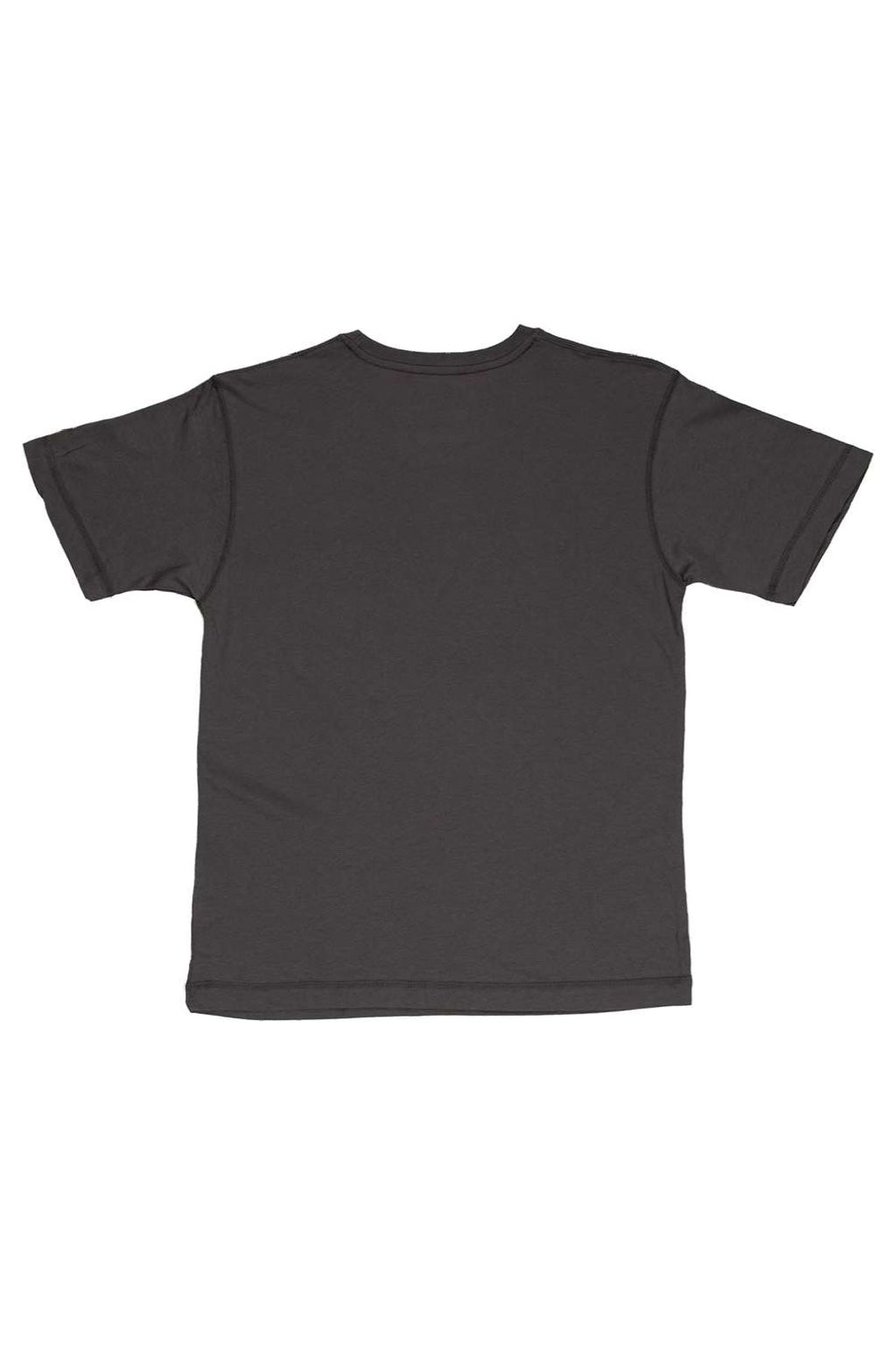 Berne BSM38 Mens Performance Short Sleeve Crewneck T-Shirt w/ Pocket Slate Grey Flat Back