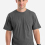 Berne Mens Performance Moisture Wicking Short Sleeve Crewneck T-Shirt w/ Pocket - Slate Grey - Coming Soon