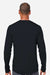 Core 365 CE10L Mens Capital Performance Long Sleeve Crewneck T-Shirt Black Model Back