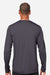 Core 365 CE10L Mens Capital Performance Long Sleeve Crewneck T-Shirt Carbon Grey Model Back