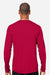 Core 365 CE10L Mens Capital Performance Long Sleeve Crewneck T-Shirt Classic Red Model Back