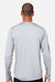 Core 365 CE10L Mens Capital Performance Long Sleeve Crewneck T-Shirt Platinum Grey Model Back