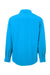 Core 365 CE510L Mens Ultra UVP Marina Long Sleeve Button Down Shirt w/ Double Pockets Electric Blue Flat Back