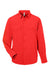 Core 365 CE510L Mens Ultra UVP Marina Long Sleeve Button Down Shirt w/ Double Pockets Marina Red Flat Front