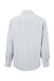 Core 365 CE510L Mens Ultra UVP Marina Long Sleeve Button Down Shirt w/ Double Pockets Platinum Grey Flat Back
