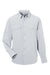Core 365 CE510L Mens Ultra UVP Marina Long Sleeve Button Down Shirt w/ Double Pockets Platinum Grey Flat Front