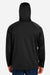 Core 365 CE711 Mens Techno Lite 1/4 Zip Hooded Anorak Jacket Black Model Back