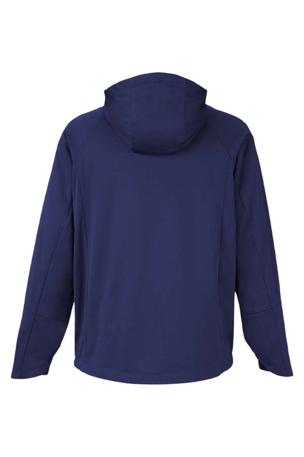 Core 365 CE711 Mens Techno Lite 1/4 Zip Hooded Anorak Jacket Classic Navy Blue Flat Back