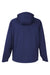 Core 365 CE711 Mens Techno Lite 1/4 Zip Hooded Anorak Jacket Classic Navy Blue Flat Back