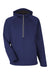 Core 365 CE711 Mens Techno Lite 1/4 Zip Hooded Anorak Jacket Classic Navy Blue Flat Front