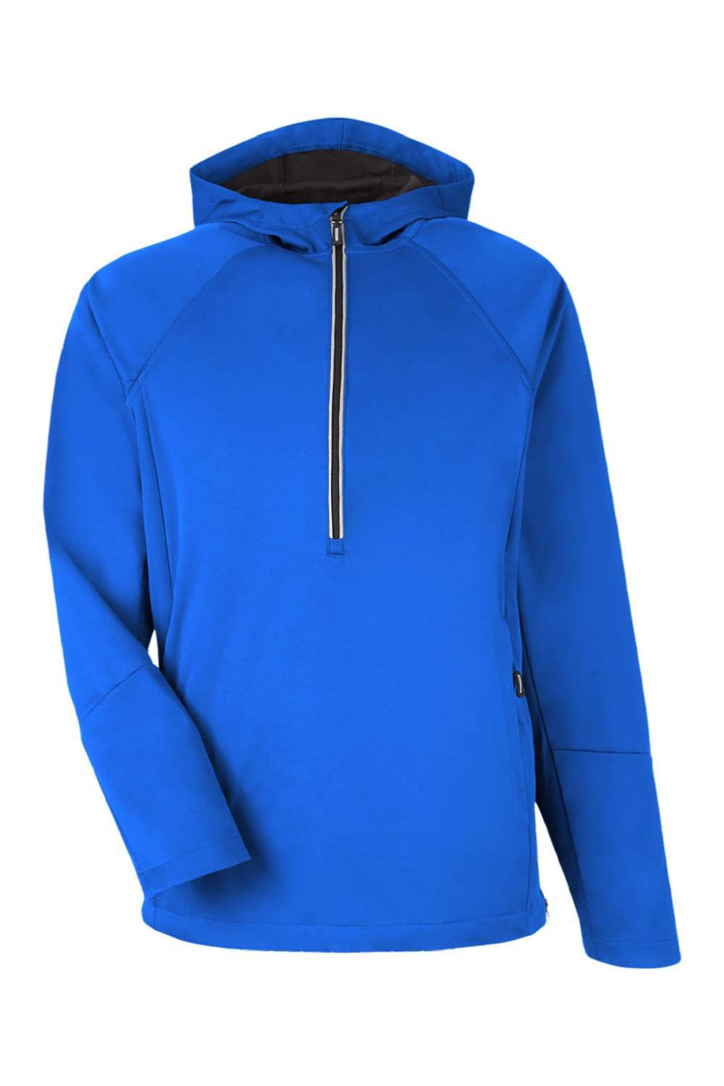 Core 365 CE711 Mens Techno Lite 1/4 Zip Hooded Anorak Jacket True Royal Blue Flat Front