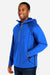 Core 365 CE711 Mens Techno Lite 1/4 Zip Hooded Anorak Jacket True Royal Blue Model Side