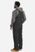 Berne B415 Mens Heritage Insulated Bib Overalls Black Model Back
