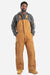 Berne B415 Mens Heritage Insulated Bib Overalls Duck Brown Model Front