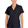 Core 365 Womens Marina Ultra UVP Moisture Wicking Short Sleeve Button Down Shirt - Black - Coming Soon