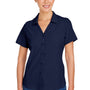 Core 365 Womens Marina Ultra UVP Moisture Wicking Short Sleeve Button Down Shirt - Classic Navy Blue - Coming Soon