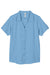 Core 365 CE510W Womens Ultra UVP Marina Short Sleeve Button Down Shirt Columbia Blue Flat Front