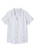 Core 365 CE510W Womens Ultra UVP Marina Short Sleeve Button Down Shirt Platinum Grey Flat Front
