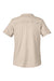 Core 365 CE510W Womens Ultra UVP Marina Short Sleeve Button Down Shirt Stone Brown Flat Back